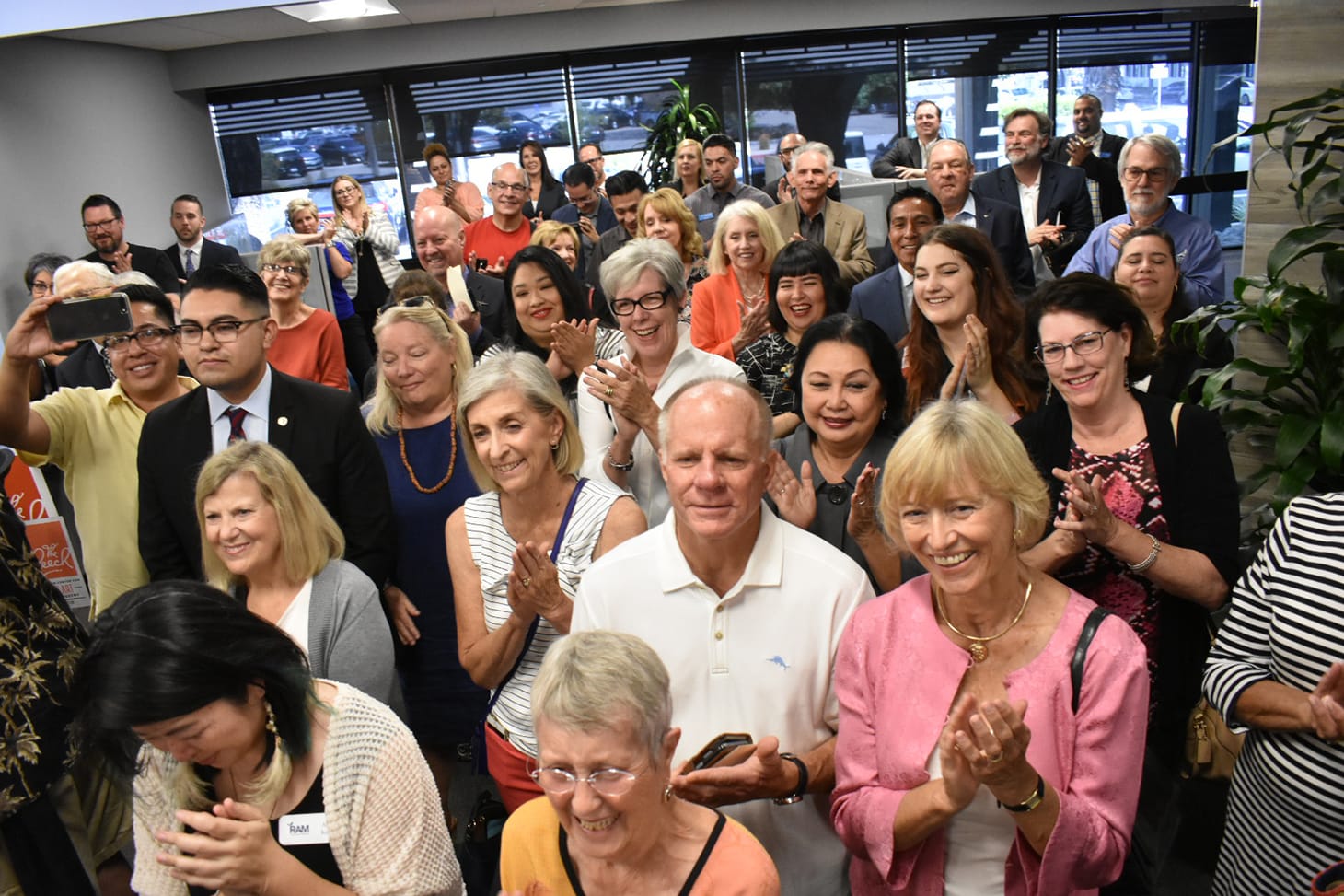 Supporters of “The Cheech” and friends of the Riverside Art Museum, Altura Credit Union, and the City of Riverside welcome Cheech Marin at the announcement about the $3 million milestone, June 7 (image courtesy of Westbound Communications)