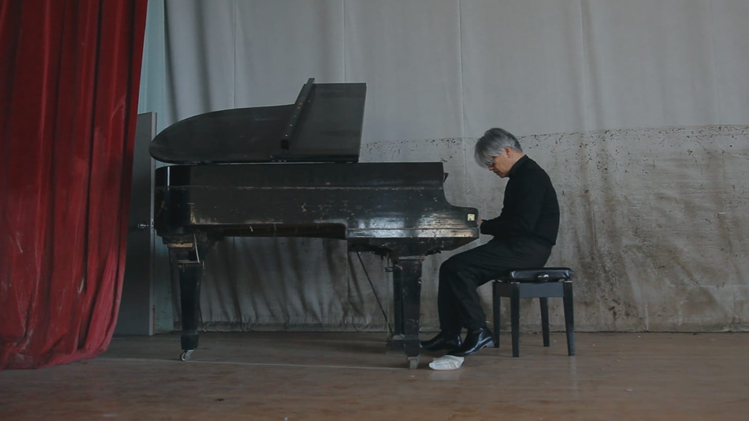 Ryuichi Sakamoto in <em/>Ryuichi Sakamoto: Coda (photo by SKMTDOC, LLC.) (photo courtesy of MUBI)