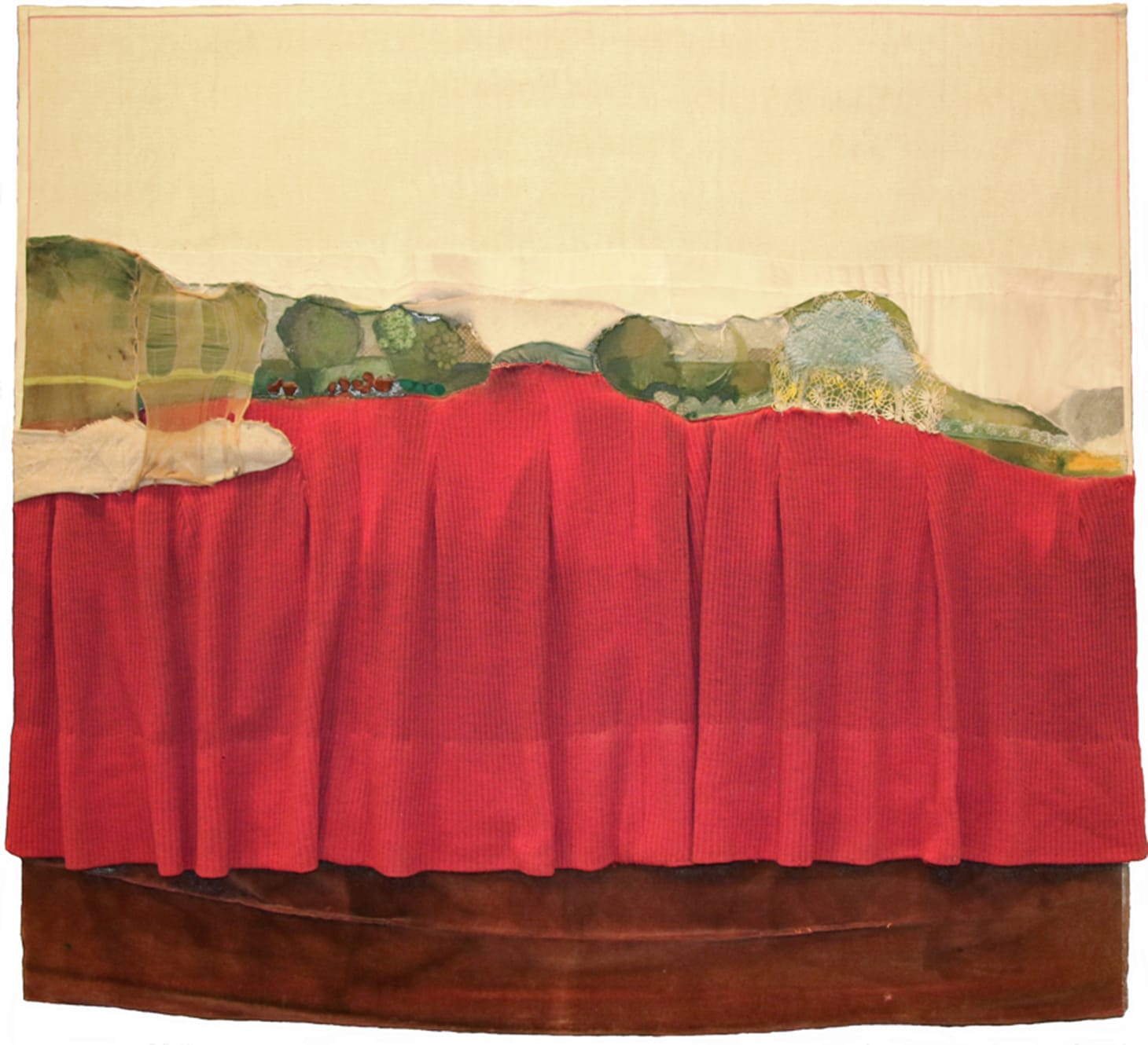 Bea Nettles, "The Skirted Garden" (1969), gift of the artist (2017) (photo courtesy of the Krannert Art Museum) 