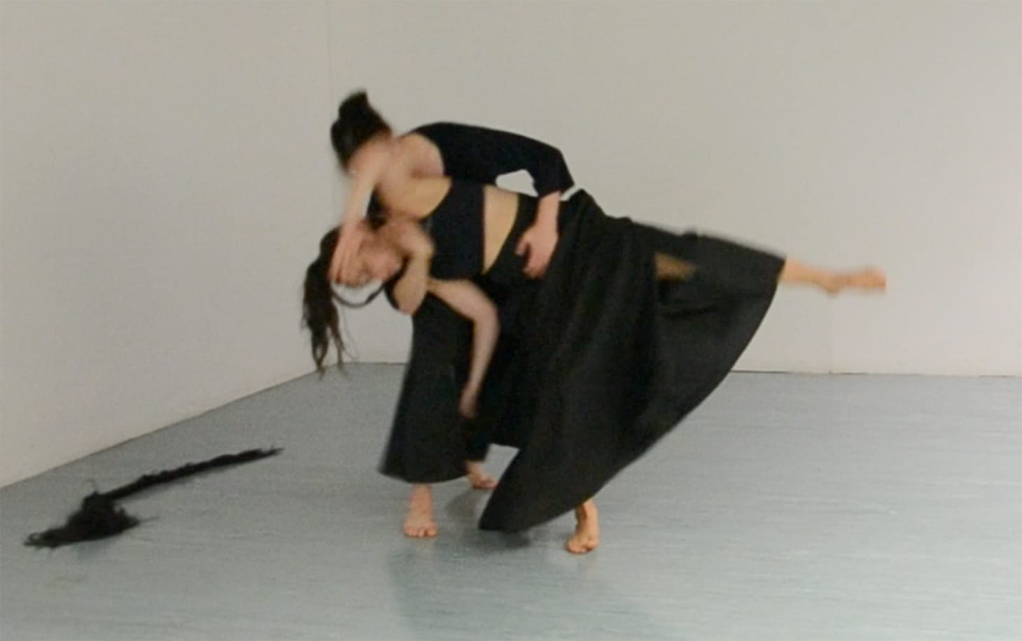 <em>Choreophobia</em> rehearsal (image courtesy of Lilian Nejatpour)