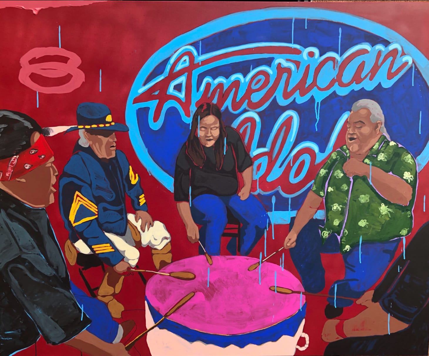 “EPOCHS - American Idol” from a new series by Frank Buffalo Hyde, available at Tansey Contemporary