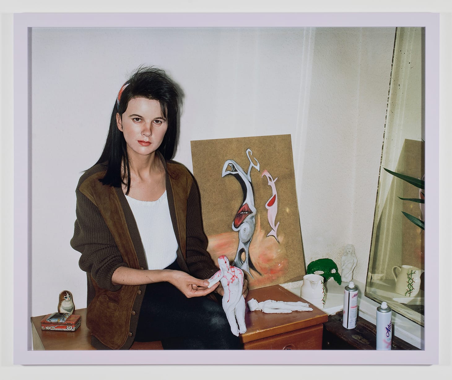 Gillian Wearing, "Me as an Artist in 1984" (2014), (image courtesy of Linda Pace Foundation)