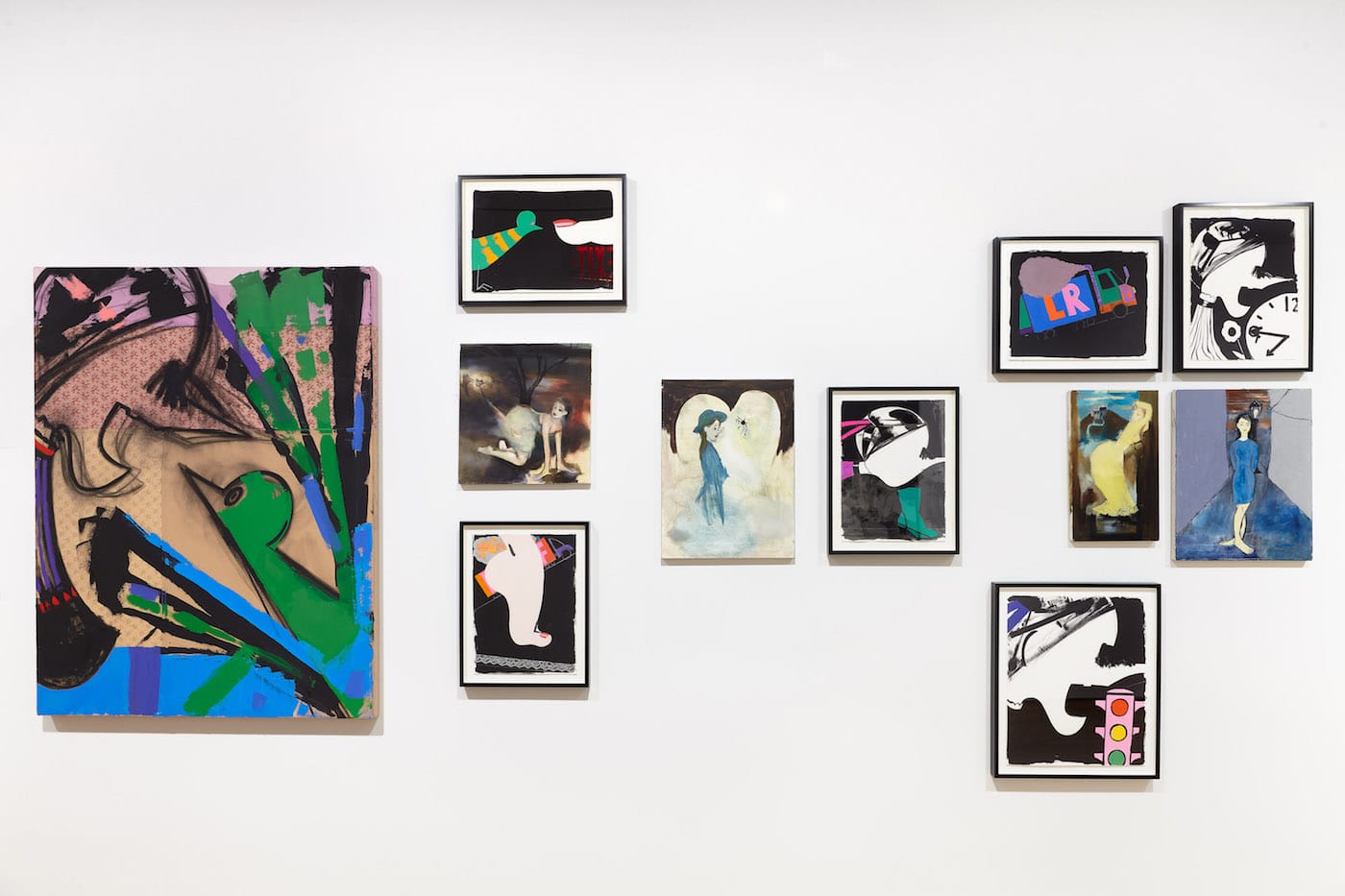 Ellen Berkenblit, <em>The Clock Unlocked</em>, installation view