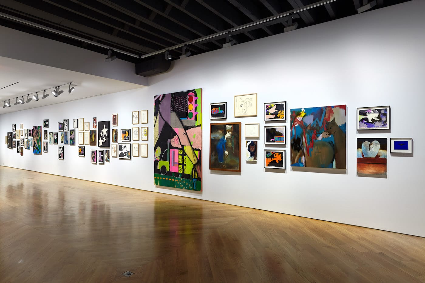 Ellen Berkenblit, <em>The Clock Unlocked</em>, installation view (all images courtesy Anton Kern Gallery)
