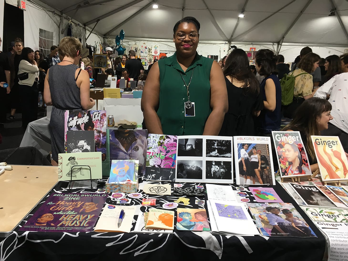 Christina Long at the #BLKGRLSWURLD table
