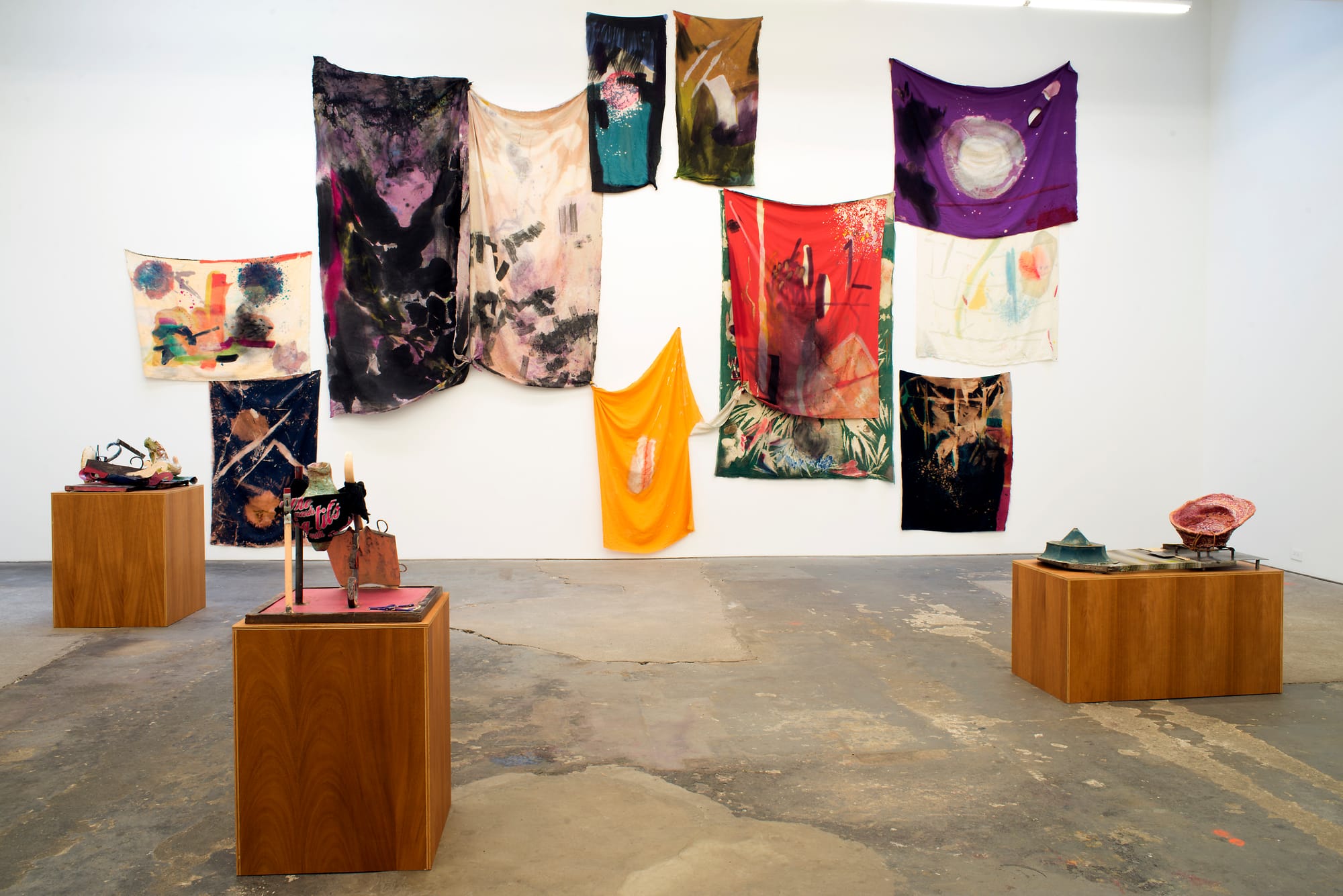 Kristan Kennedy, installation shot of <em>Untitled Arrangement</em> (2017) at CANADA gallery for the exhibition <em>Tomorrow Tomorrow</em> (image courtesy Reed College Art Gallery)