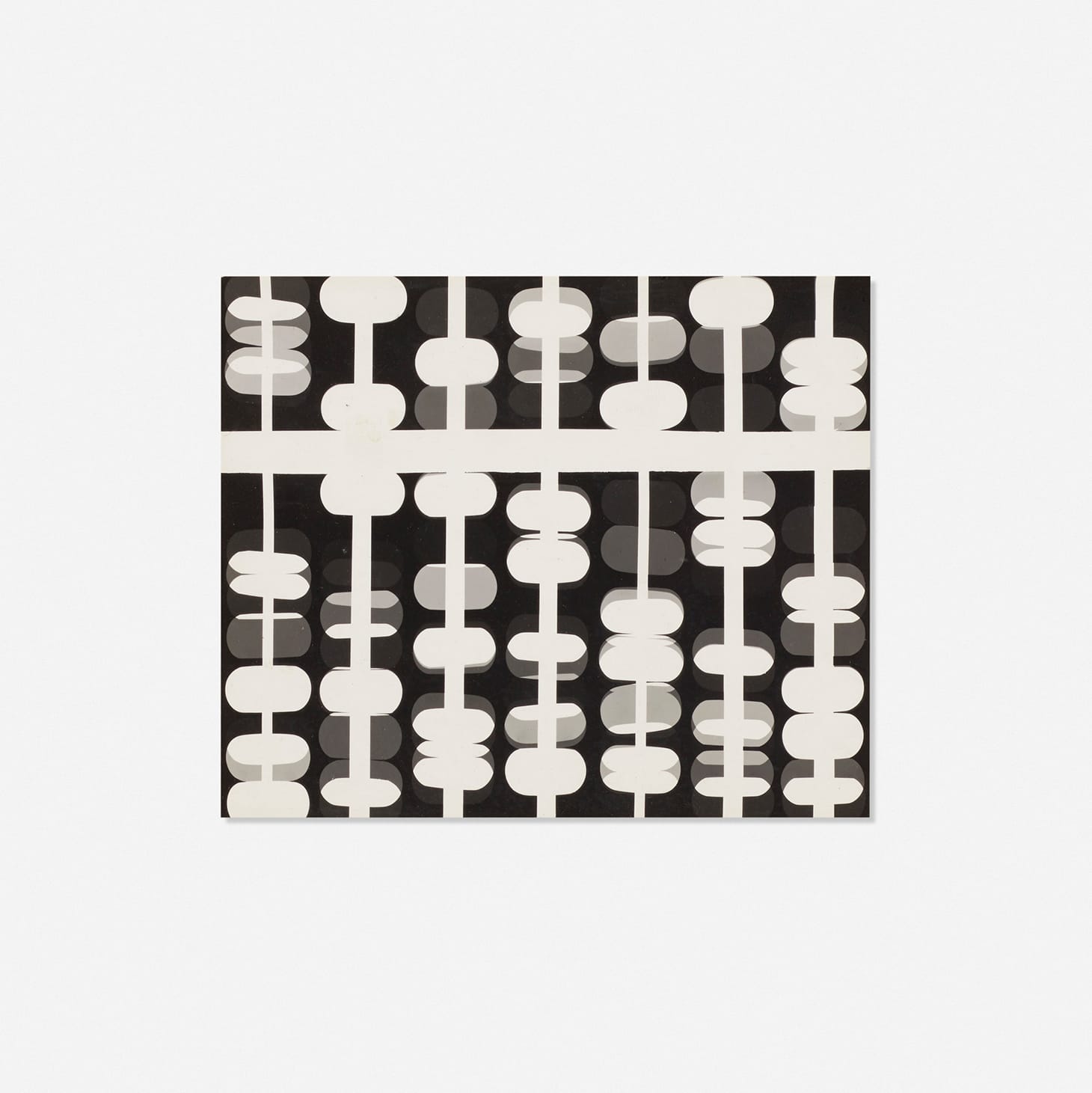 Paul Rand, "Untitled" (1947), photogram, 6 1/4 x 7 1/2 inches (image courtesy Wright)