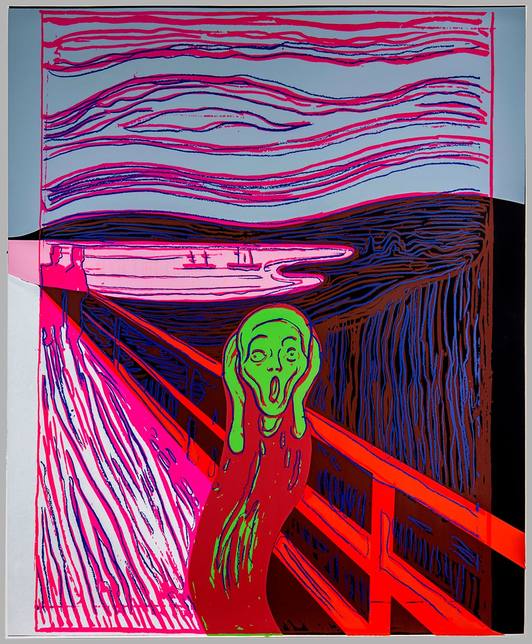 Andy Warhol, The Scream (After Munch), 1984, Courtesy of David Tunick, Inc.