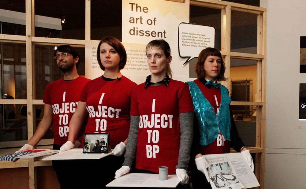 A BP Oil Protest Spills Through the British Museum’s Protest Exhibition