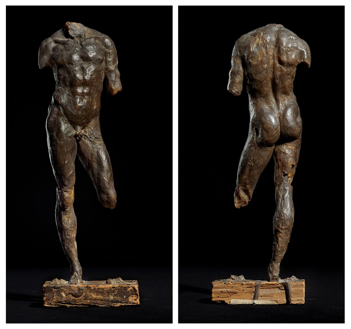 Attributed to Giambologna, Italian (c. 1550), a wax Bozzetto of a standing man, possibly a model for Julius Caesar, 11. ½ inches tall (image courtesy Christie's)
