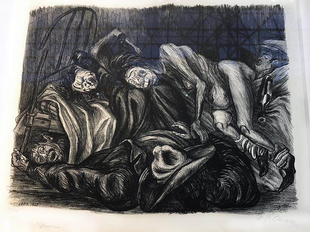 José Clemente Orozco, "Brothel" (1935)