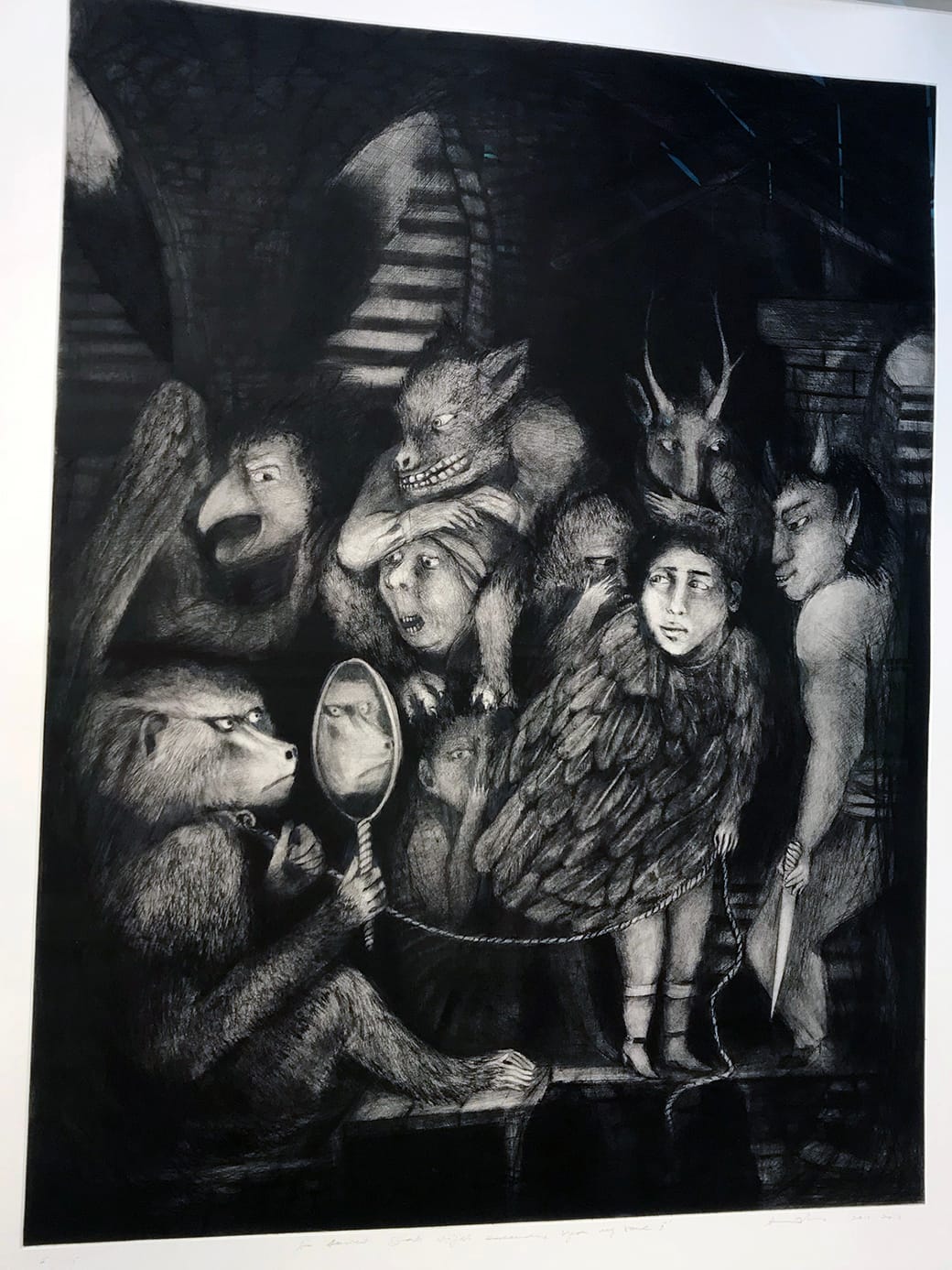 Ana Maria Pacheco, “An Ancient Dark Night Descended Upon My Soul,” (2010-12)