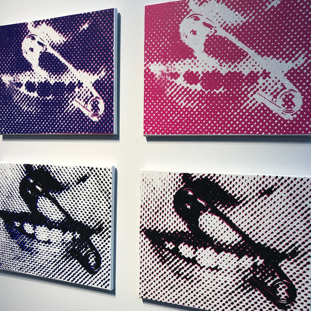 Jamie Reid, "Pinned Queen" (2013)