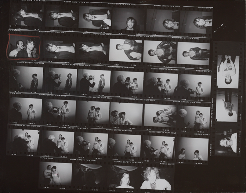 Andy Warhol, 1928–1987. Contact Sheet