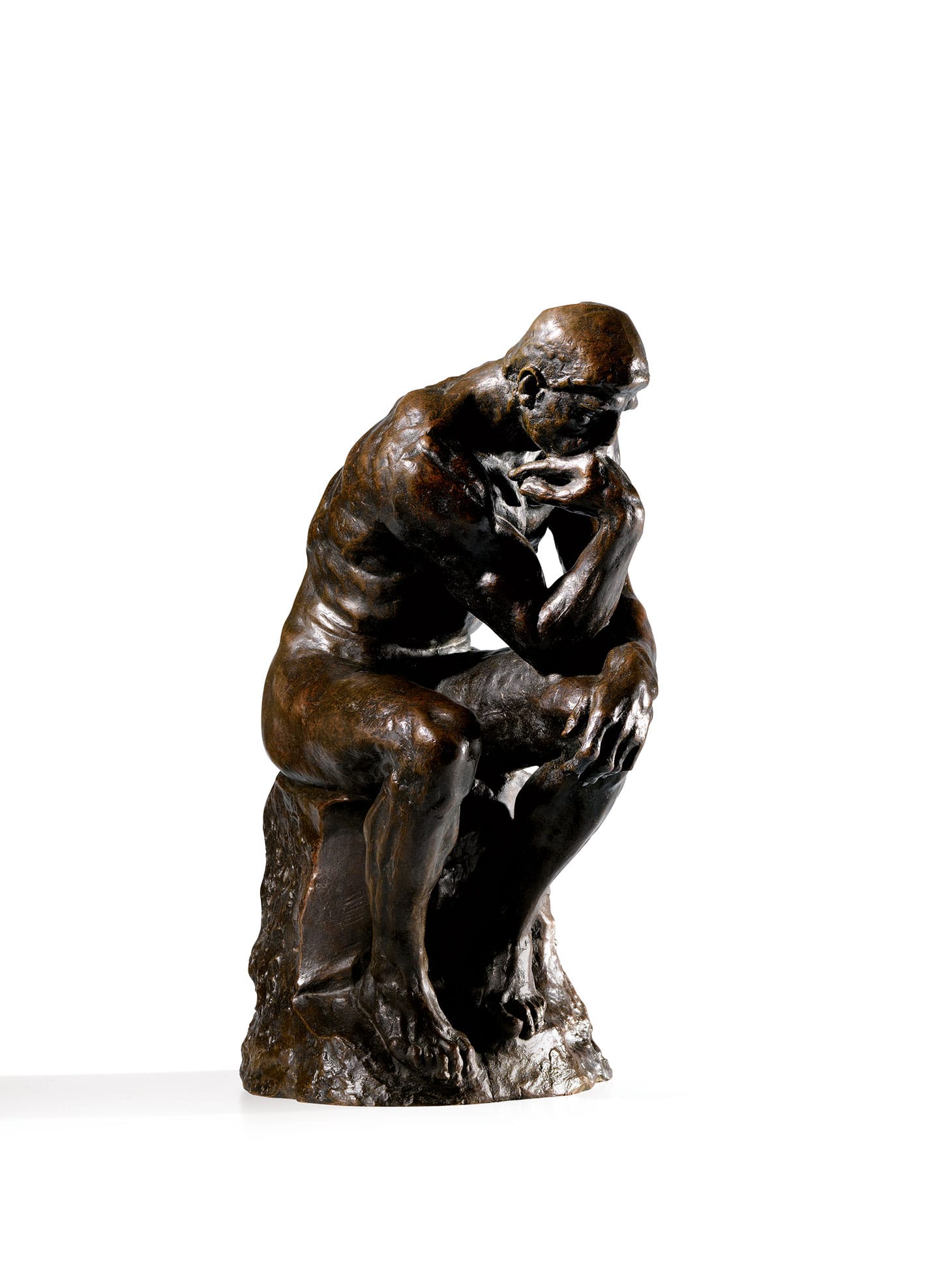 Auguste Rodin, "Penseur, Petit Modèle" (c. 1920), height: 14 3/4 inches (image courtesy Sotheby's)
