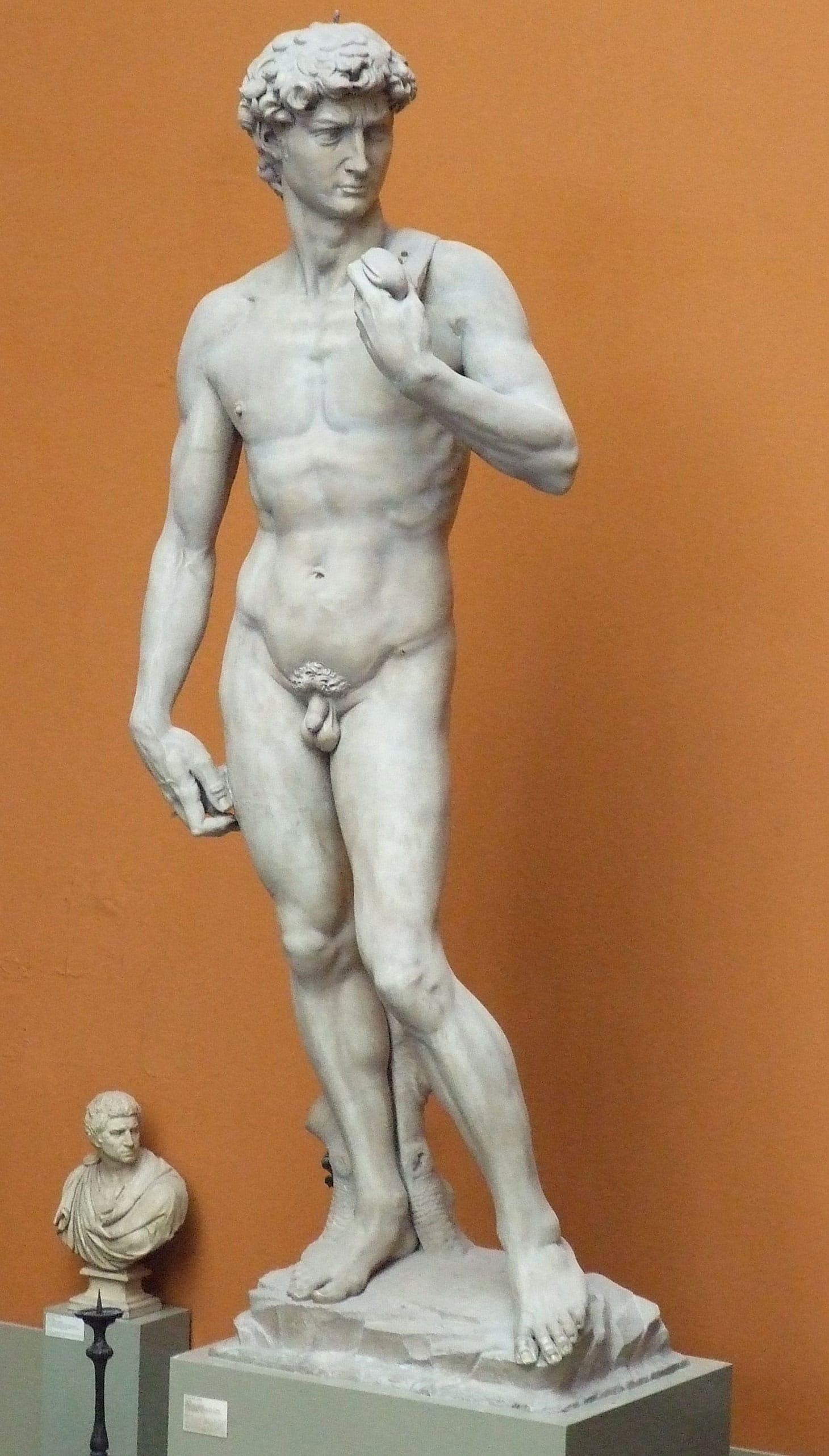 "David" in the Cast Courts at the Victoria & Albert Museum (image via Wikimedia Commons)