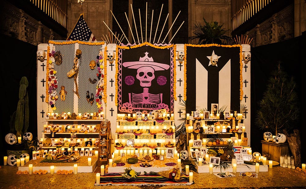 An Artist's Ofrenda Celebrates the Day of the Dead at Green-Wood Cemetery