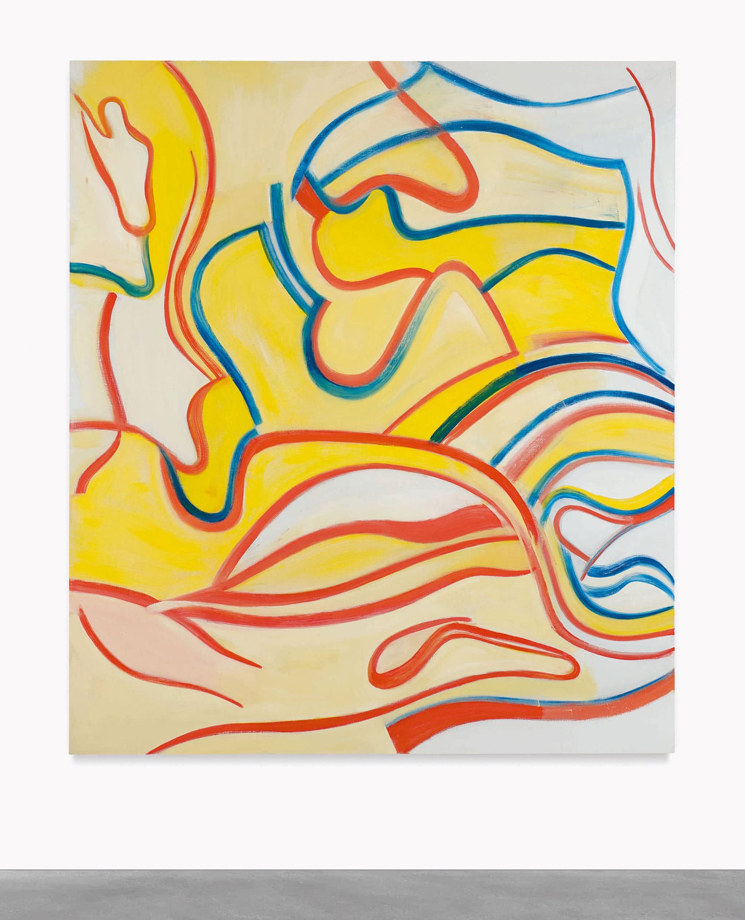 Willem De Kooning, "Untitled" (1987), oil on canvas, 88 x 77 inches (image courtesy Sotheby's)