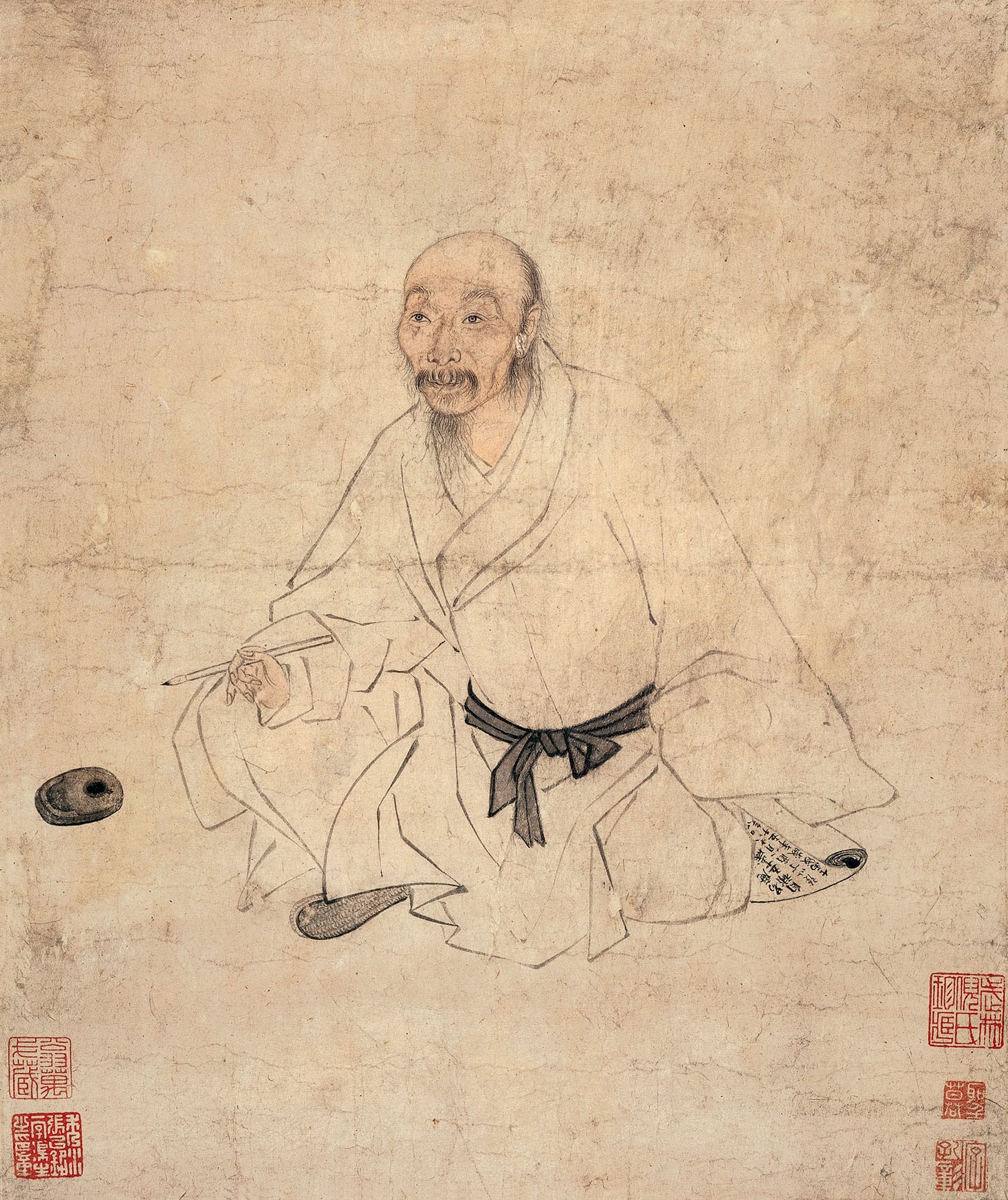 Xiang Shengmo, "Self Portrait" (1646) (image courtesy The Museum of Fine Arts, Boston)