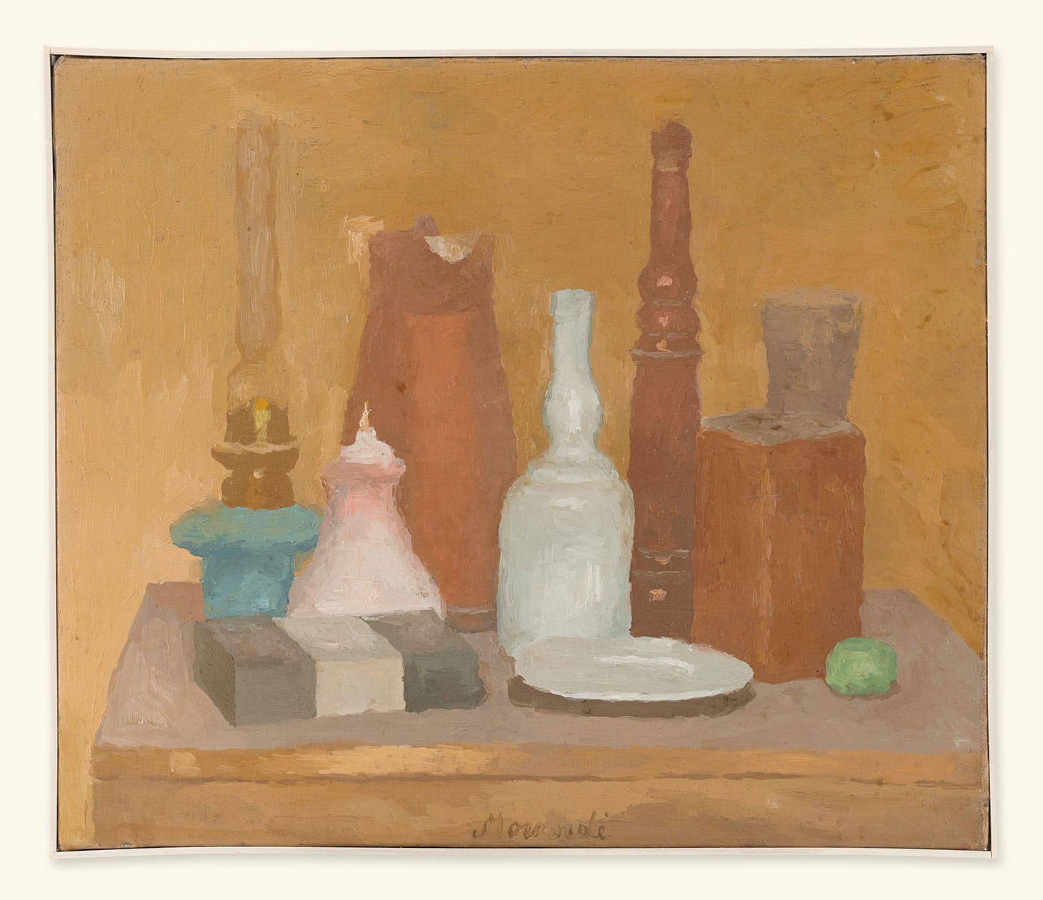 Giorgio Morandi, "Natura Morta" (c. 1923), oil on canvas, 45 x 53 cm (image cpourtesy Christie's)