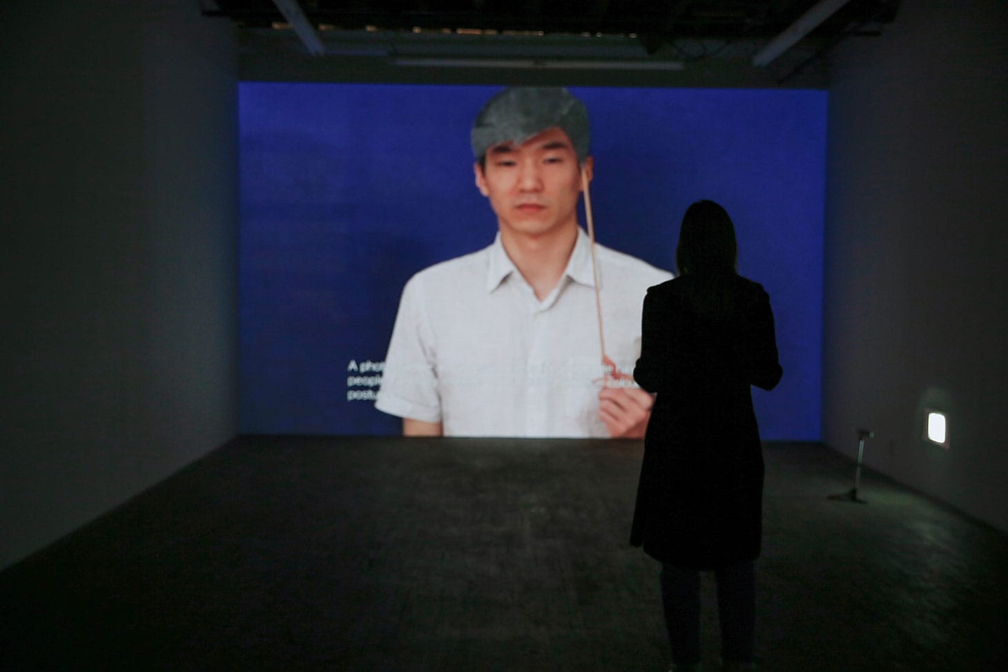 Installation view, Observe Yourself Being Watched (2018) (image courtesy John Doe Gallery)