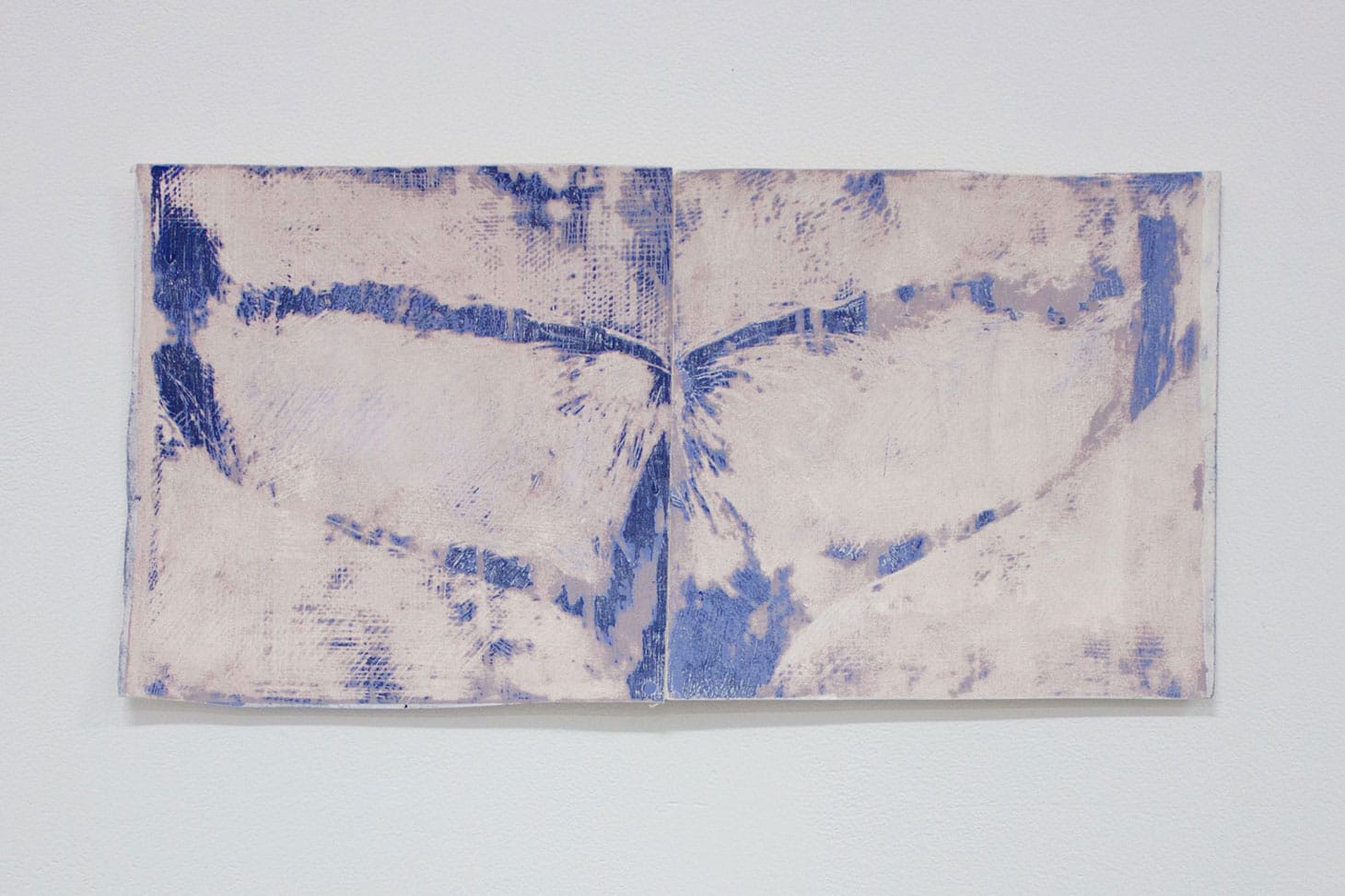 Juliette Dumas, "Whale Fluke Study (purple)" (2018), clay and gouache on paper, 9 x 17 1/2 inches (image courtesy Silas von Morisse)