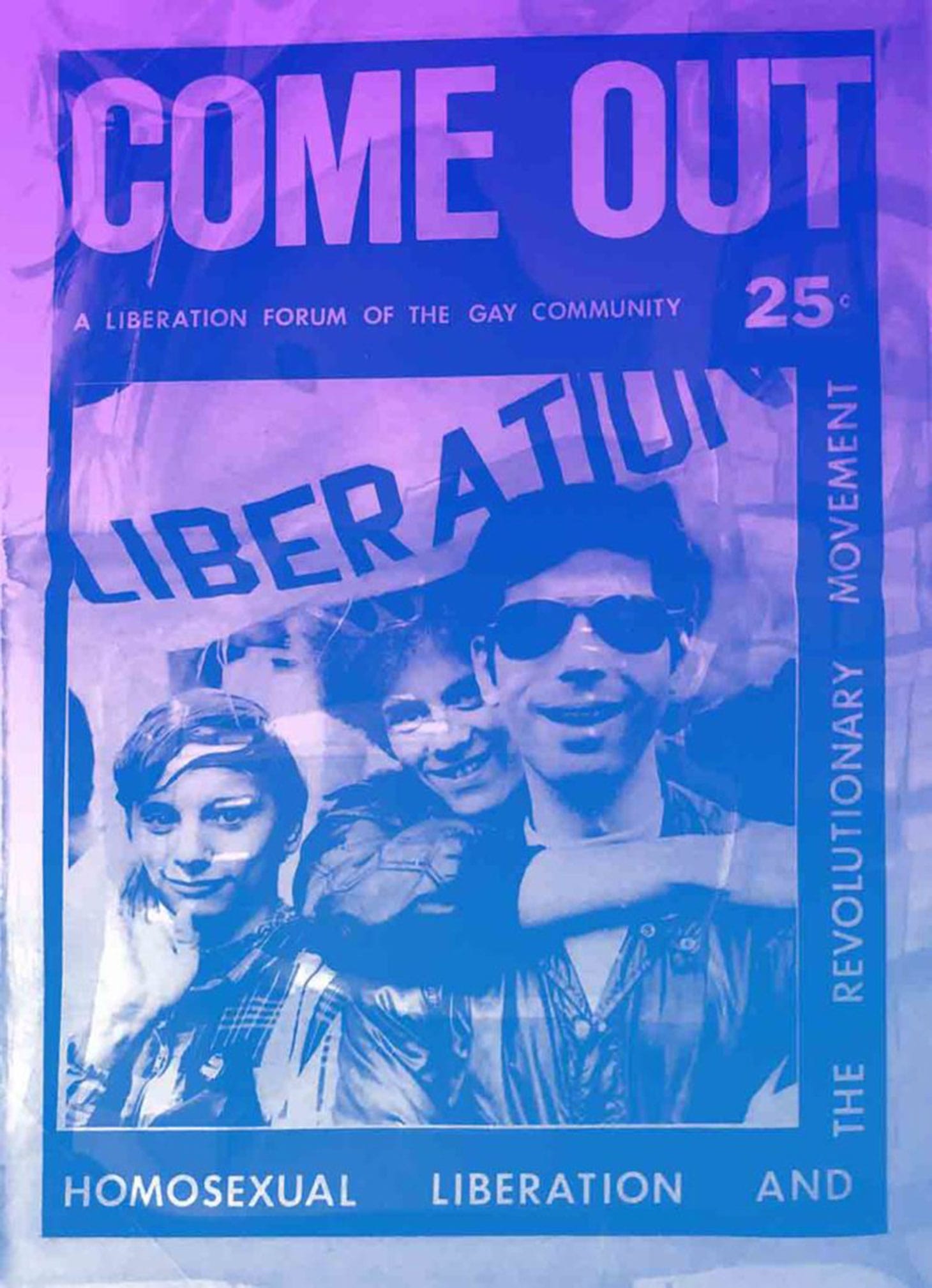 Come Out! A Newspaper by and for the Gay Community (image courtesy Interference Archive)
