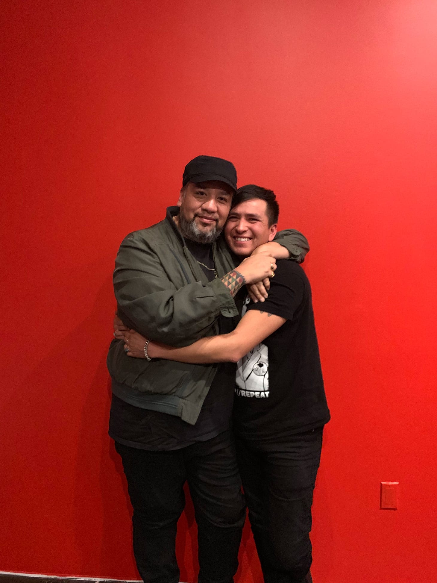 Jeffrey Gibson (left) and Demian DinéYazhi´ (right)