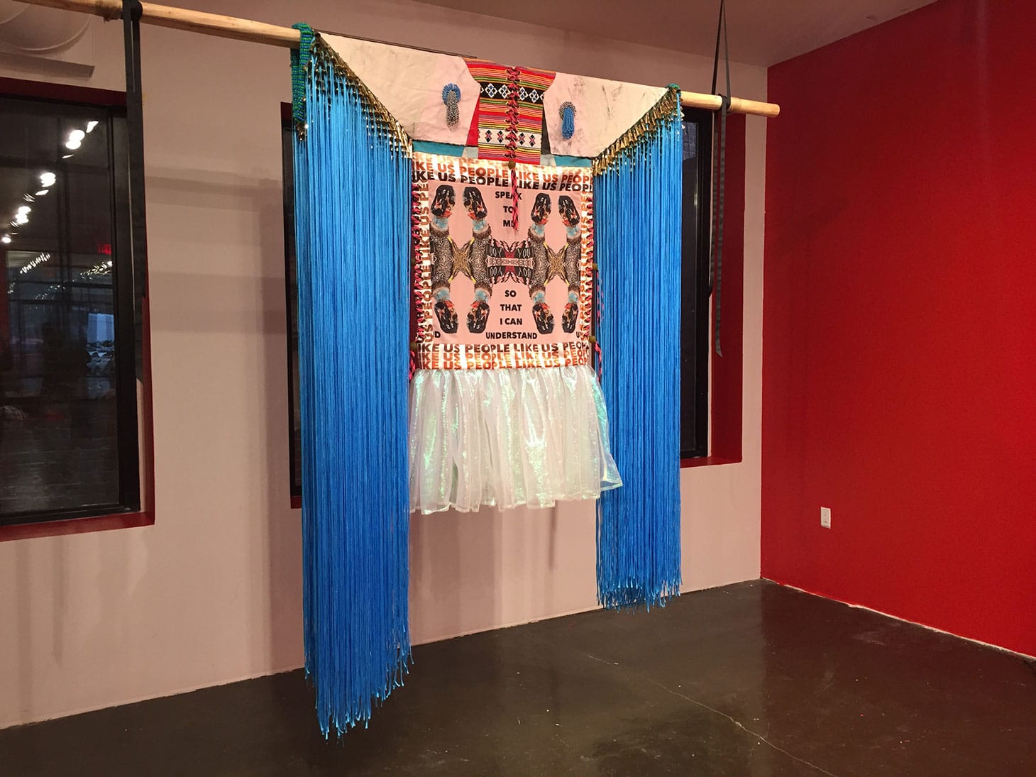 Jeffrey Gibson's tunic