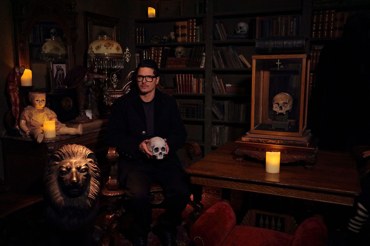 Zak Bagans in The Haunted Museum (all images courtesy Zak Bagans' The Haunted Museum)