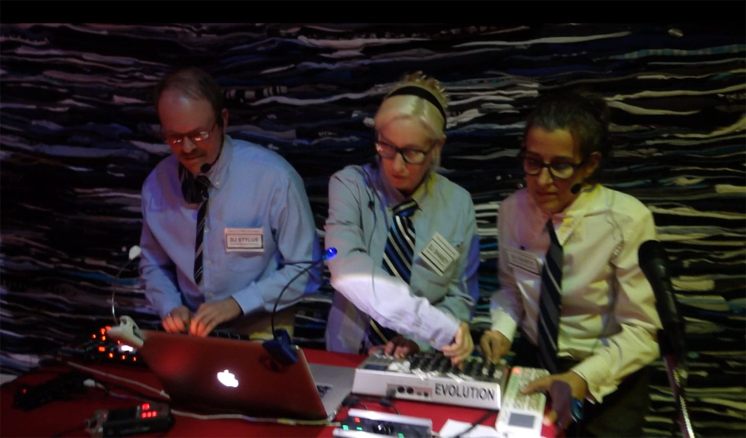 On-Hold Music Dance party (image courtesy Nina Katchadourian and Fridman Gallery)