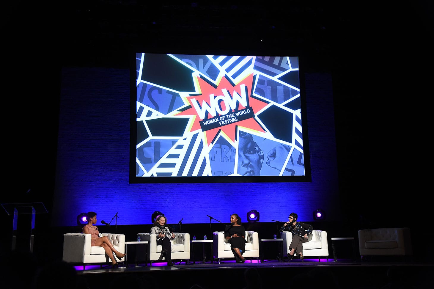 One of the many panels at the WOW Festival 2018 (photo by Shahar Azran)