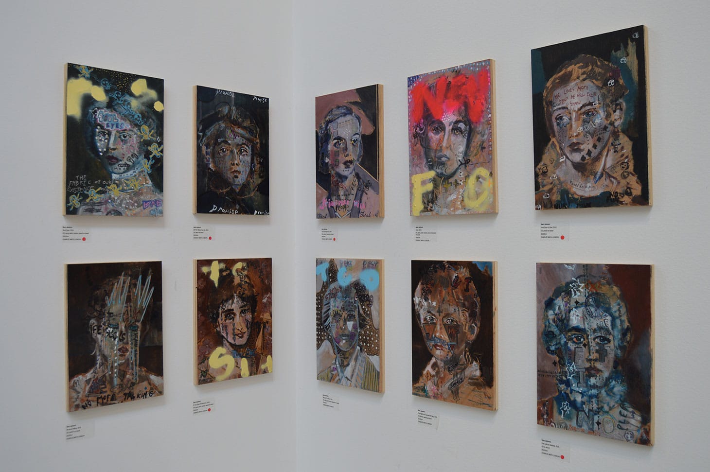 Sam Jackson, installation shot, CHARLIE SMITH LONDON