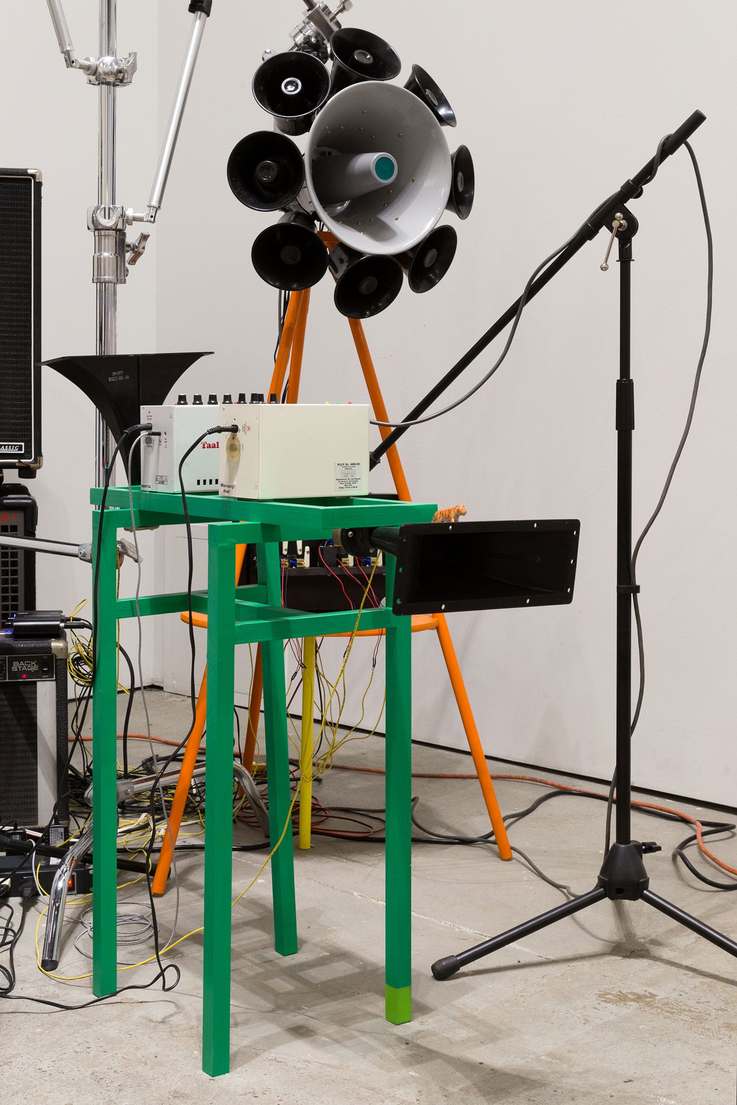 Osman Khan, "Mehfil: Raag O/D1++" (version, 2019), detail (photo by Tim Johnson)