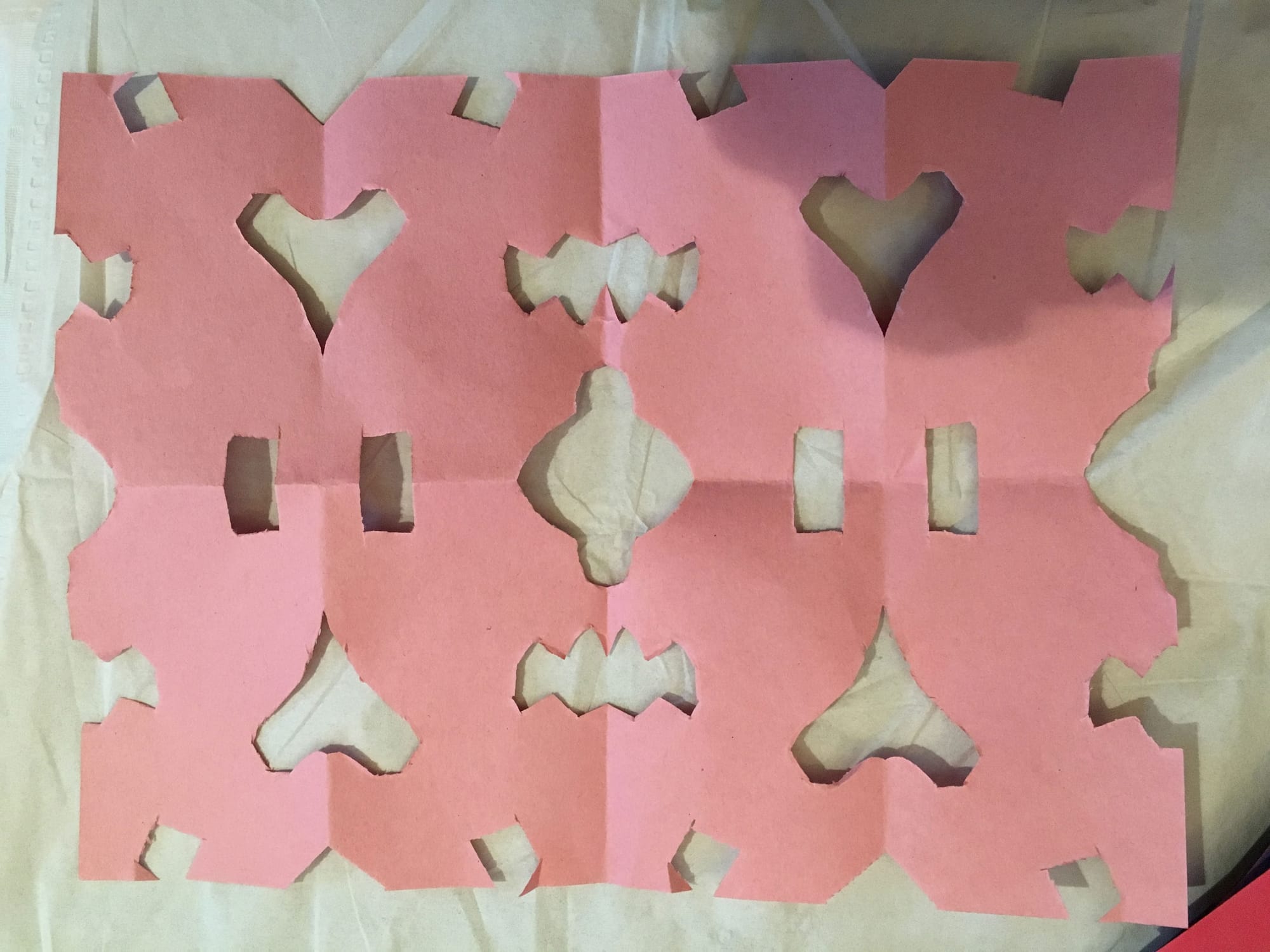 Sarah E., "Untitled" (2019), construction paper, 8.5 x 11 inches