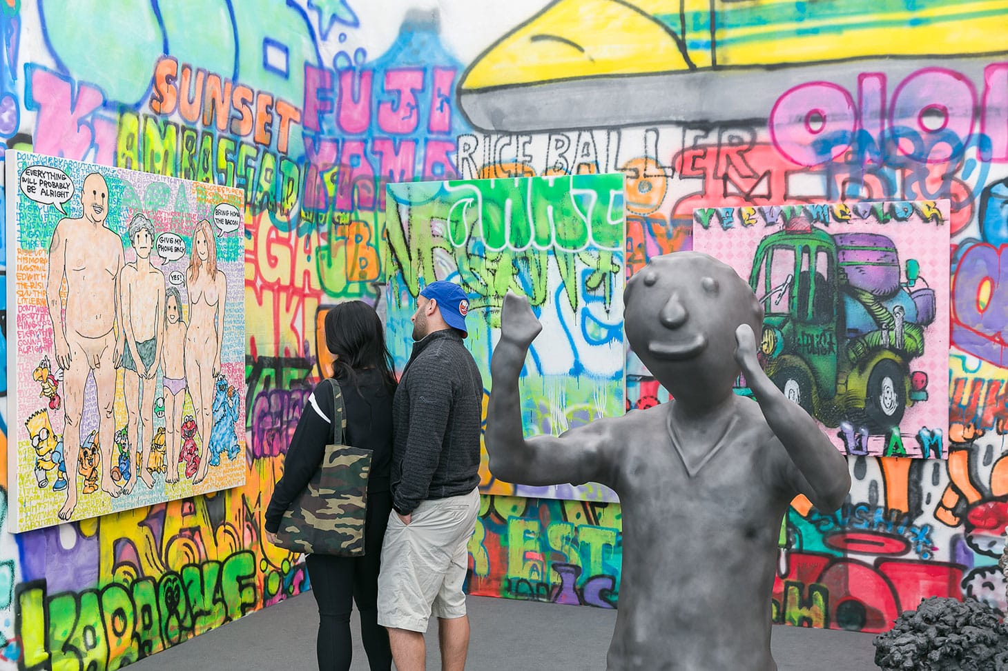 Kaikai Kiki, Frieze New York 2018 (photo by Mark Blower, image courtesy Mark Blower/Frieze, via Frieze New York & Frieze Los Angeles's Flickrstream)