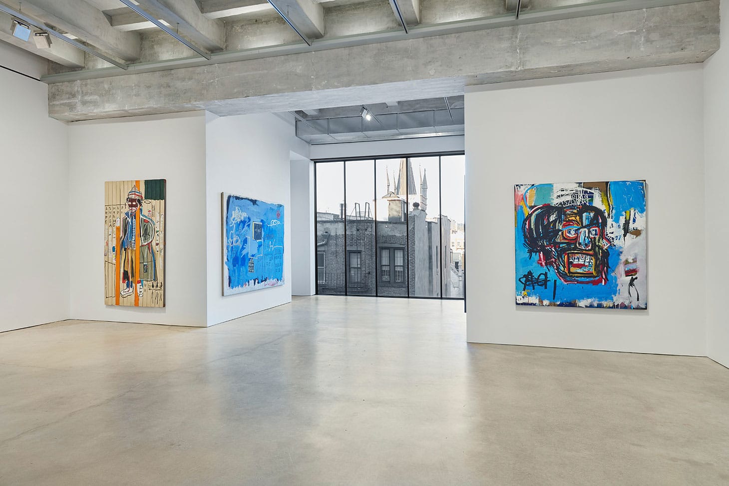 Jean-Michel Basquiat at the Brant Foundation, installation view (all photos by Tom Powel Imaging, copyright Estate of Jean-Michel Basquiat, licensed by Artestar, New York, and courtesy The Brant Foundation)