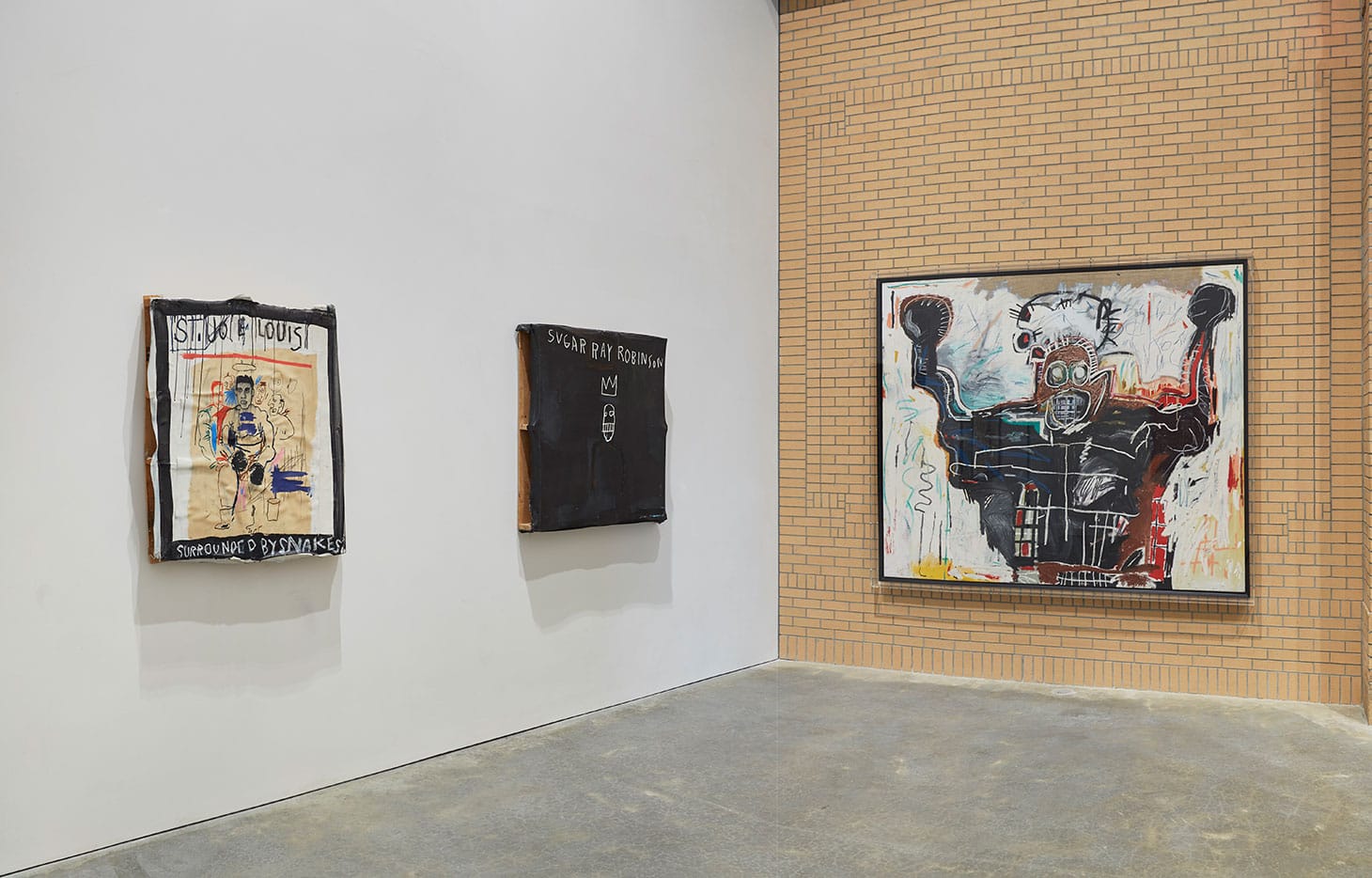 Jean-Michel Basquiat at the Brant Foundation, installation view