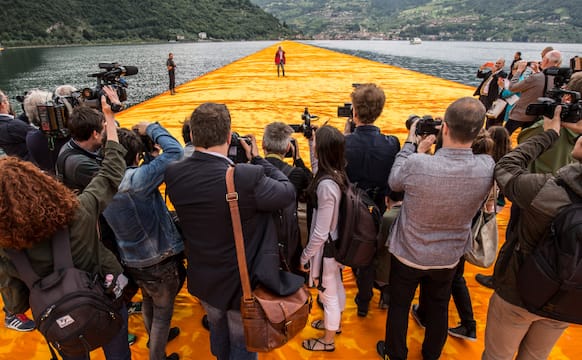 Christo and Jeanne-Claude's Dream to Walk on Water