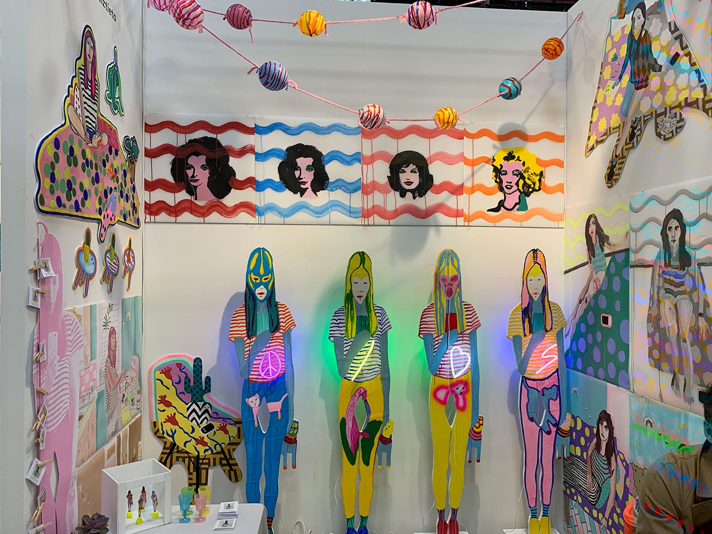 Charlotte Urreiztieta, installation view at The Other Art Fair