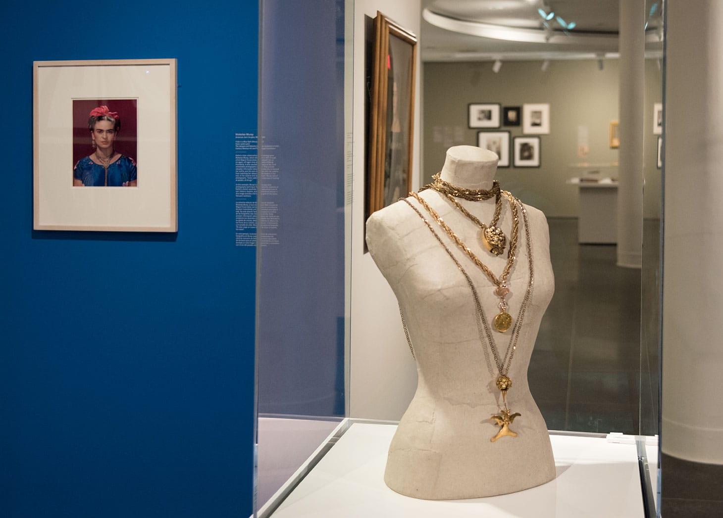 Installation view, <em>Frida Kahlo: Appearances Can Be Deceiving</em>, Brooklyn Museum (photo by Jonathan Dorado)