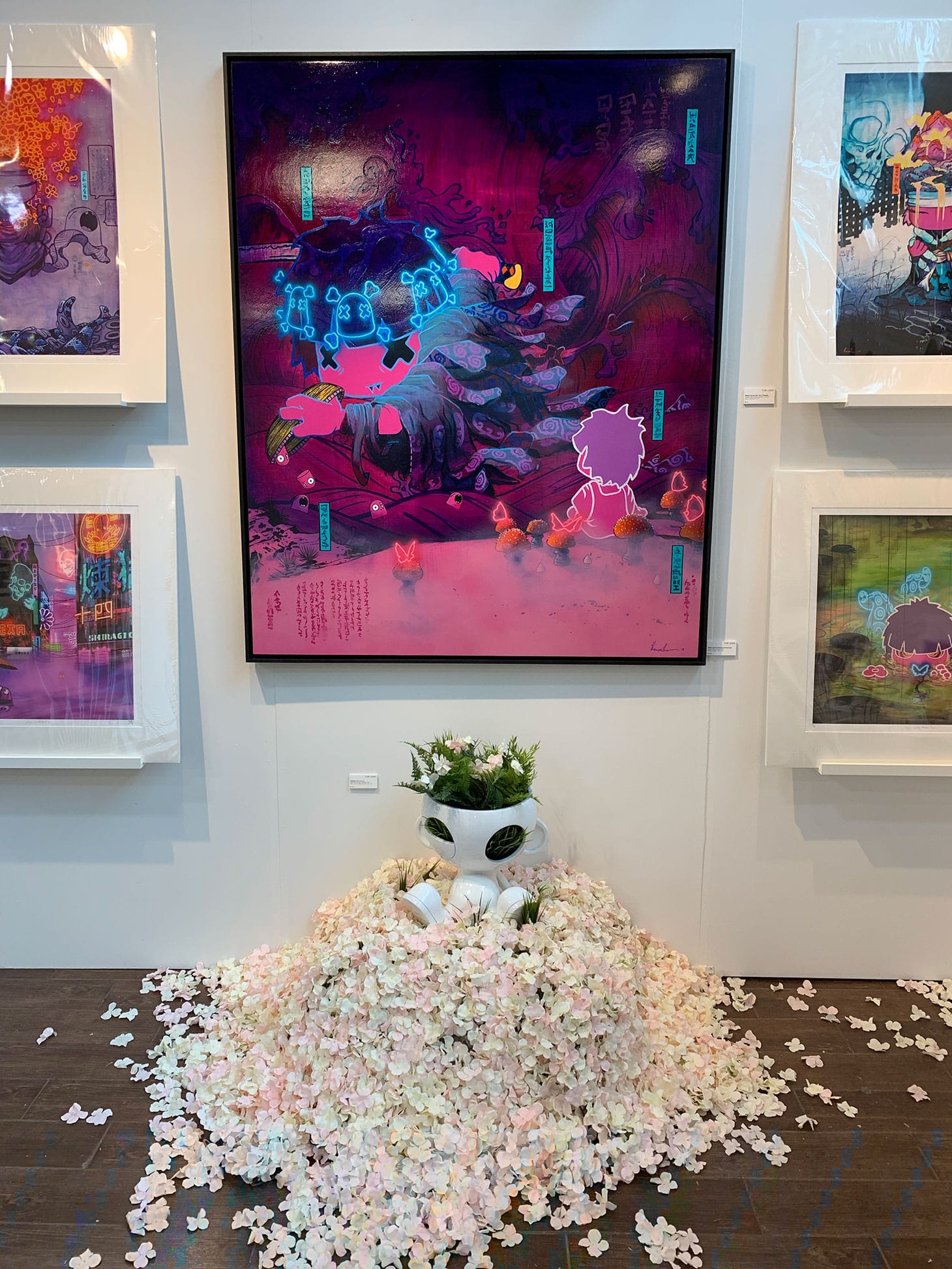 Tom Lewis, installation view at The Other Art Fair