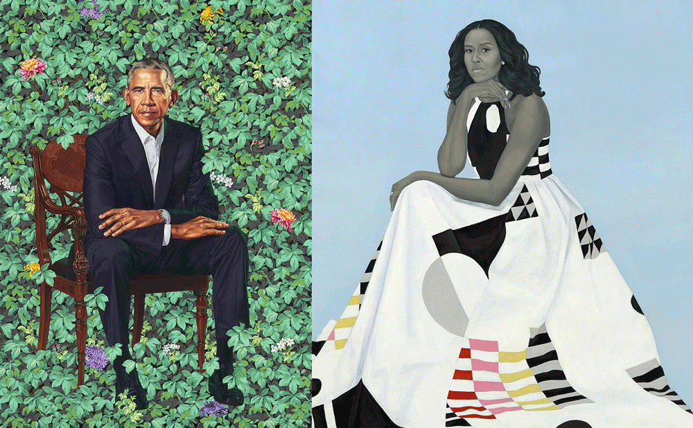 Amy Sherald and Kehinde Wiley's Portraits of the Obamas Get a National Tour