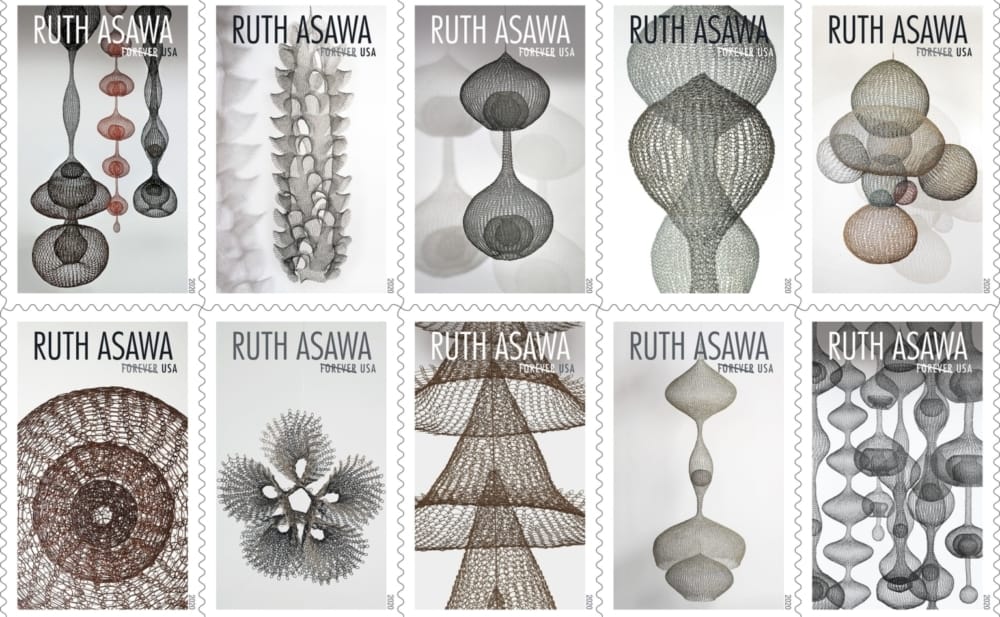 Ruth Asawa Artworks Grace New US Postage Stamps
