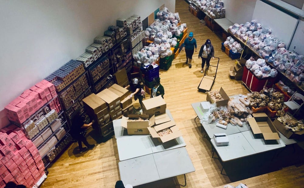 Queens Museum Hosts Food Pantry to Help NYC Borough at Epicenter of COVID-19 Crisis