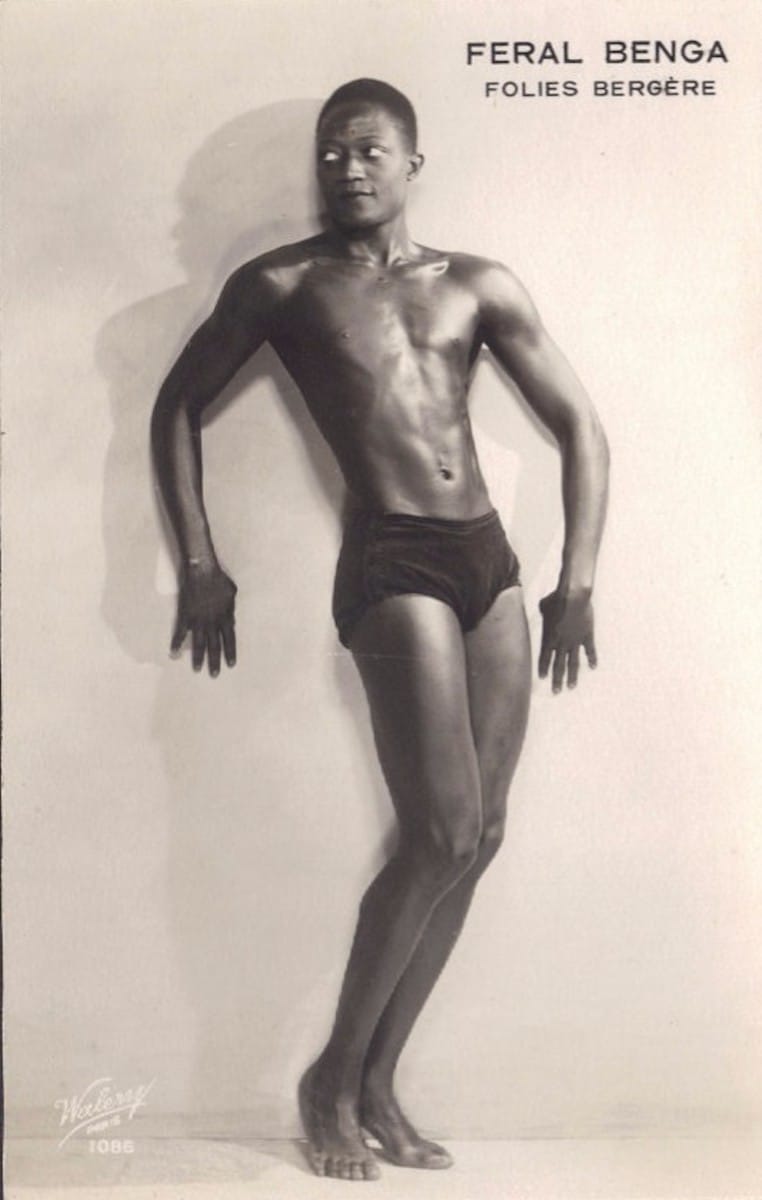 This image has an empty alt attribute; its file name is Postcard_of_Feral_Benga_in_Folies_Bergere.jpeg