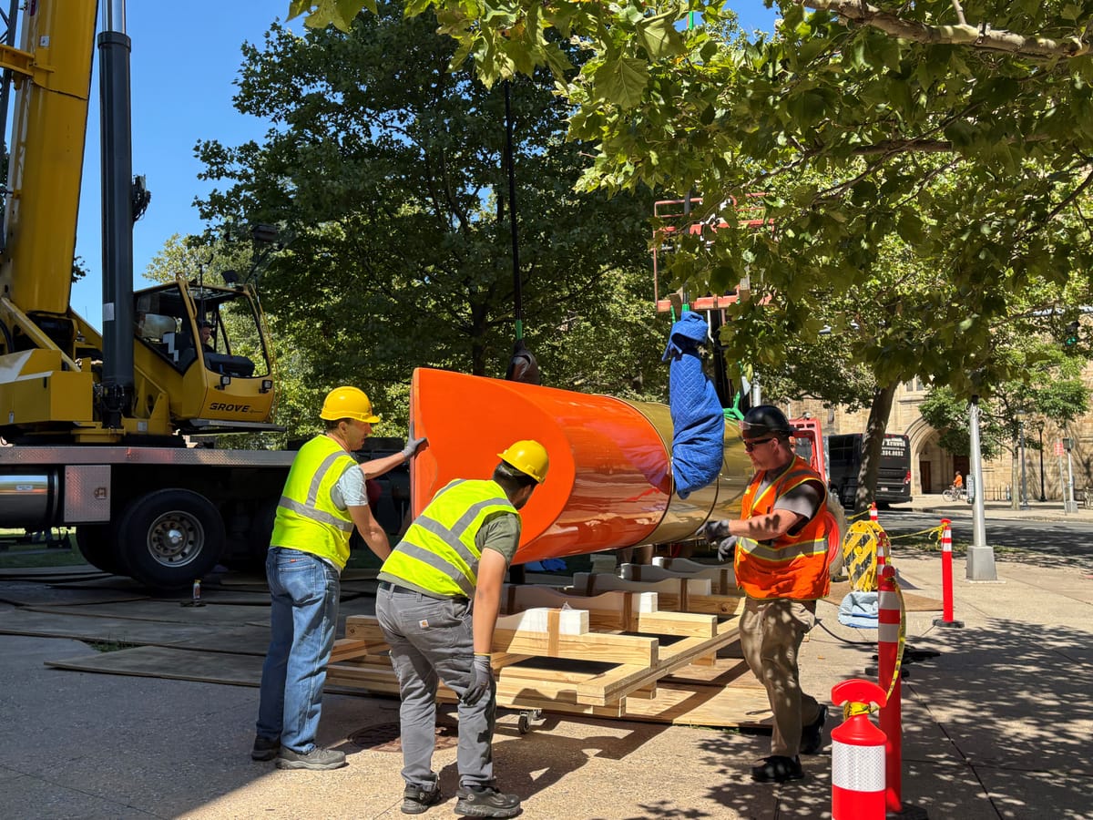 Yale to Move Claes Oldenburg Lipstick Sculpture After Vandalism