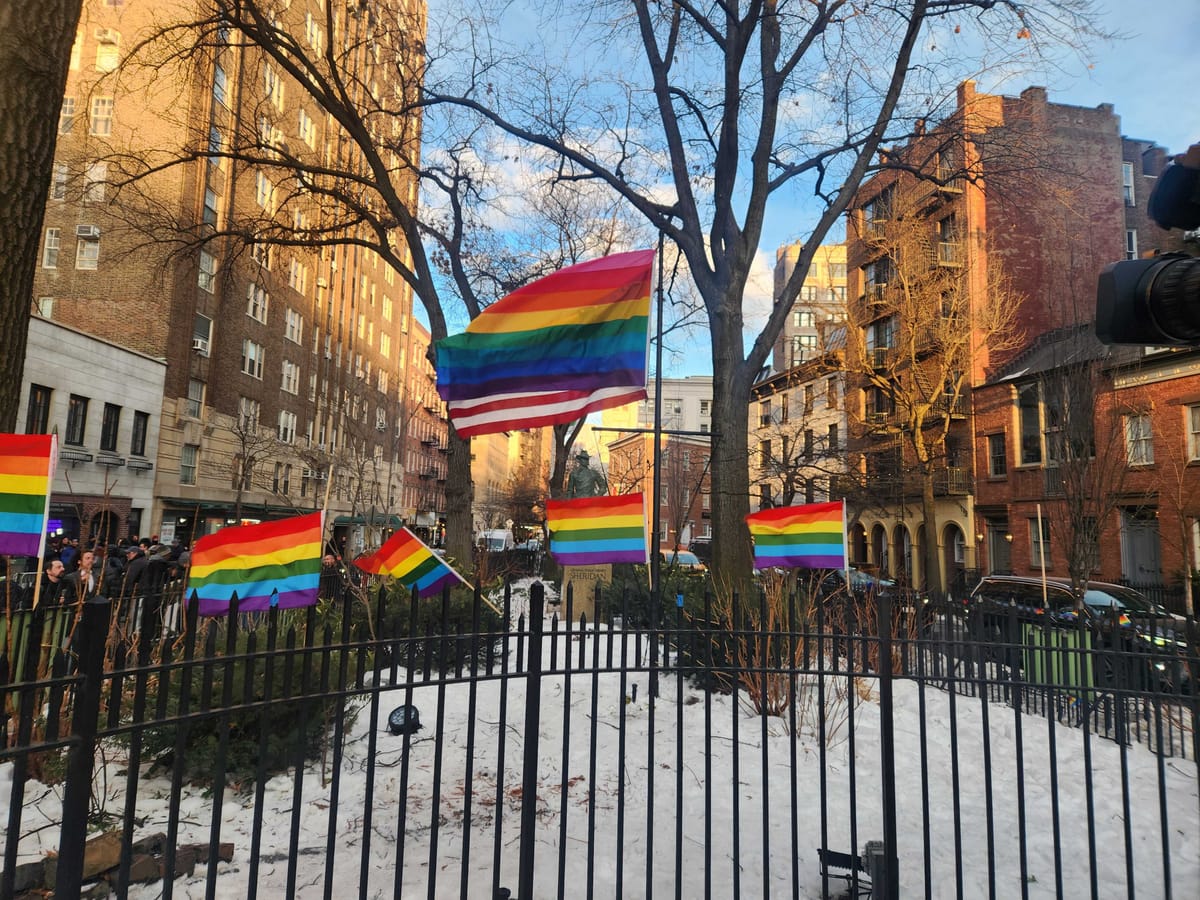 Defying Trump’s Orders, NYC Re-Raises Pride Flag at Stonewall