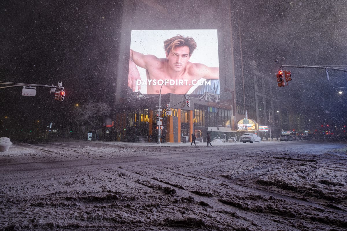 Winter Storm Brings Art to a Halt in NYC