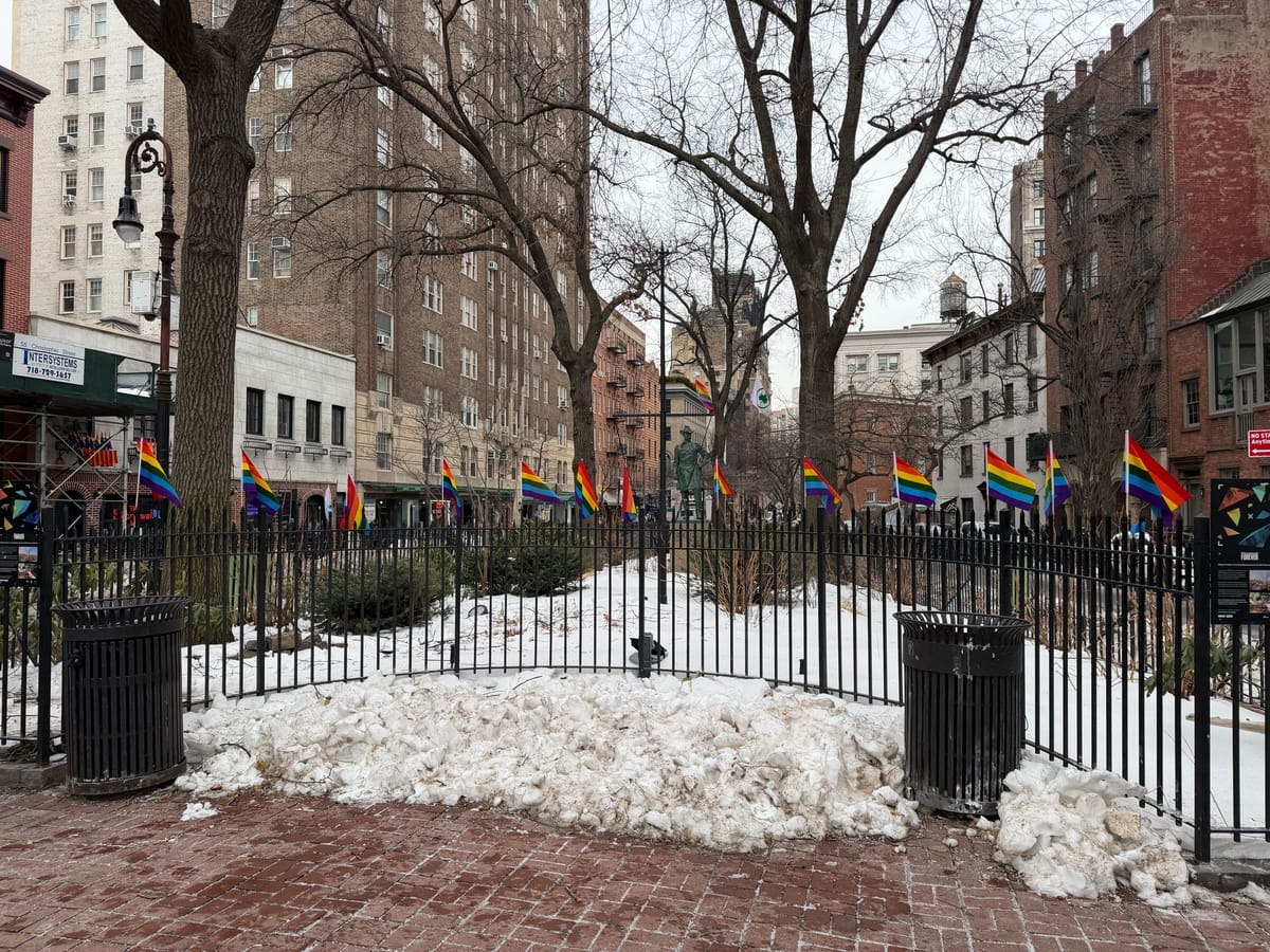 Pride Flag Removed From Stonewall Monument at Trump’s Directive